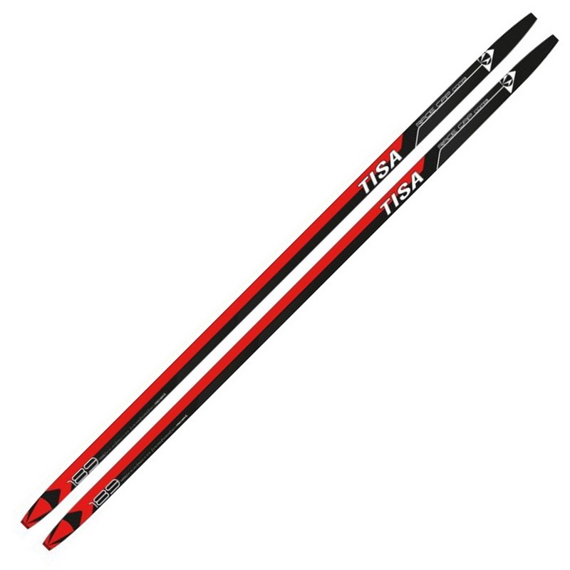 Лыжи беговые Tisa Race Cap Combi N90221V черный\белый