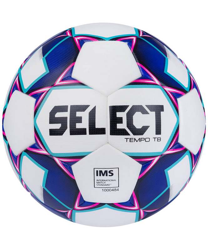 

Мяч футбольный Select Tempo TB IMS №5 белый/синий/голубой