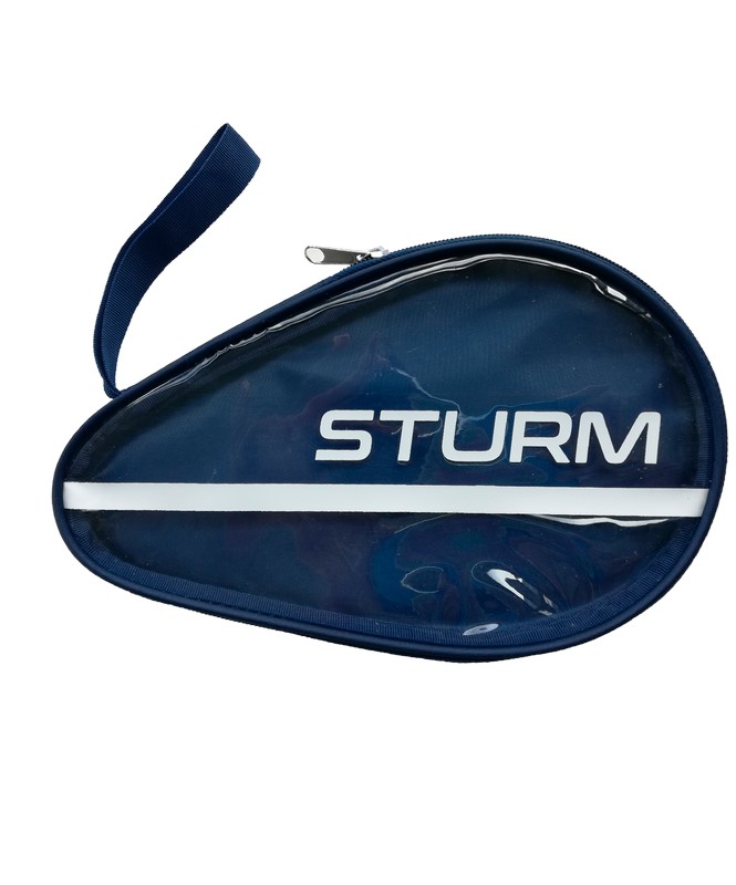 фото Чехол для ракетки для настольного тенниса sturm cs-02, для одной ракетки, синий