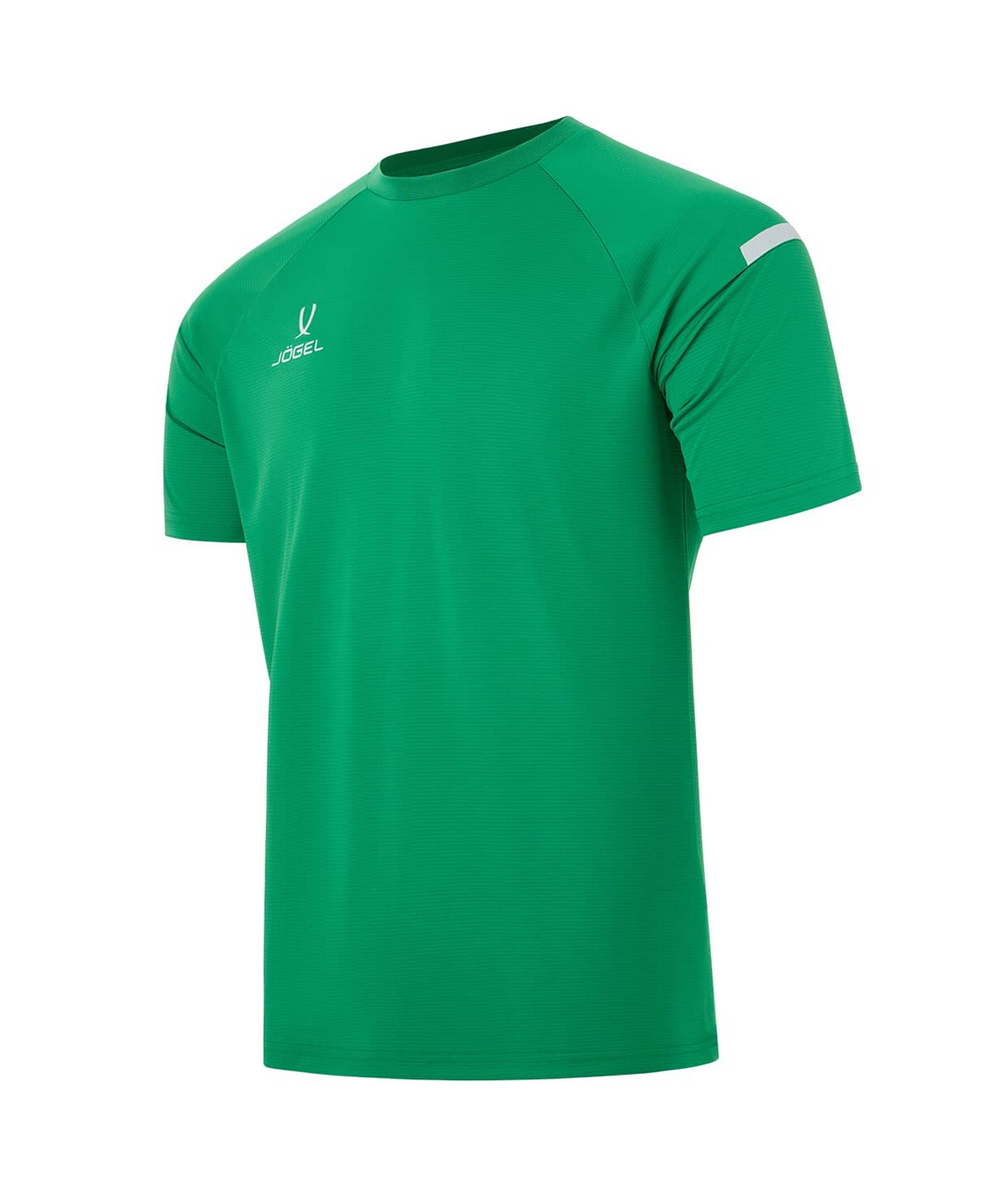 Футболка тренировочная Jogel CAMP 2 Training Poly Tee, зеленый\белый 1663_2000