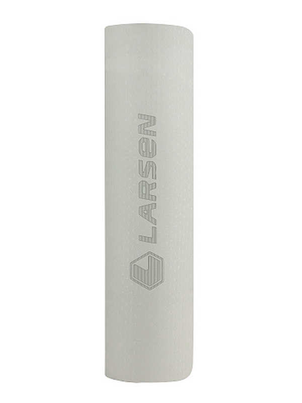 Коврик для фитнеса и йоги, TPE, 183х61х0,6см Larsen ECE 070 серый\черный 600_800