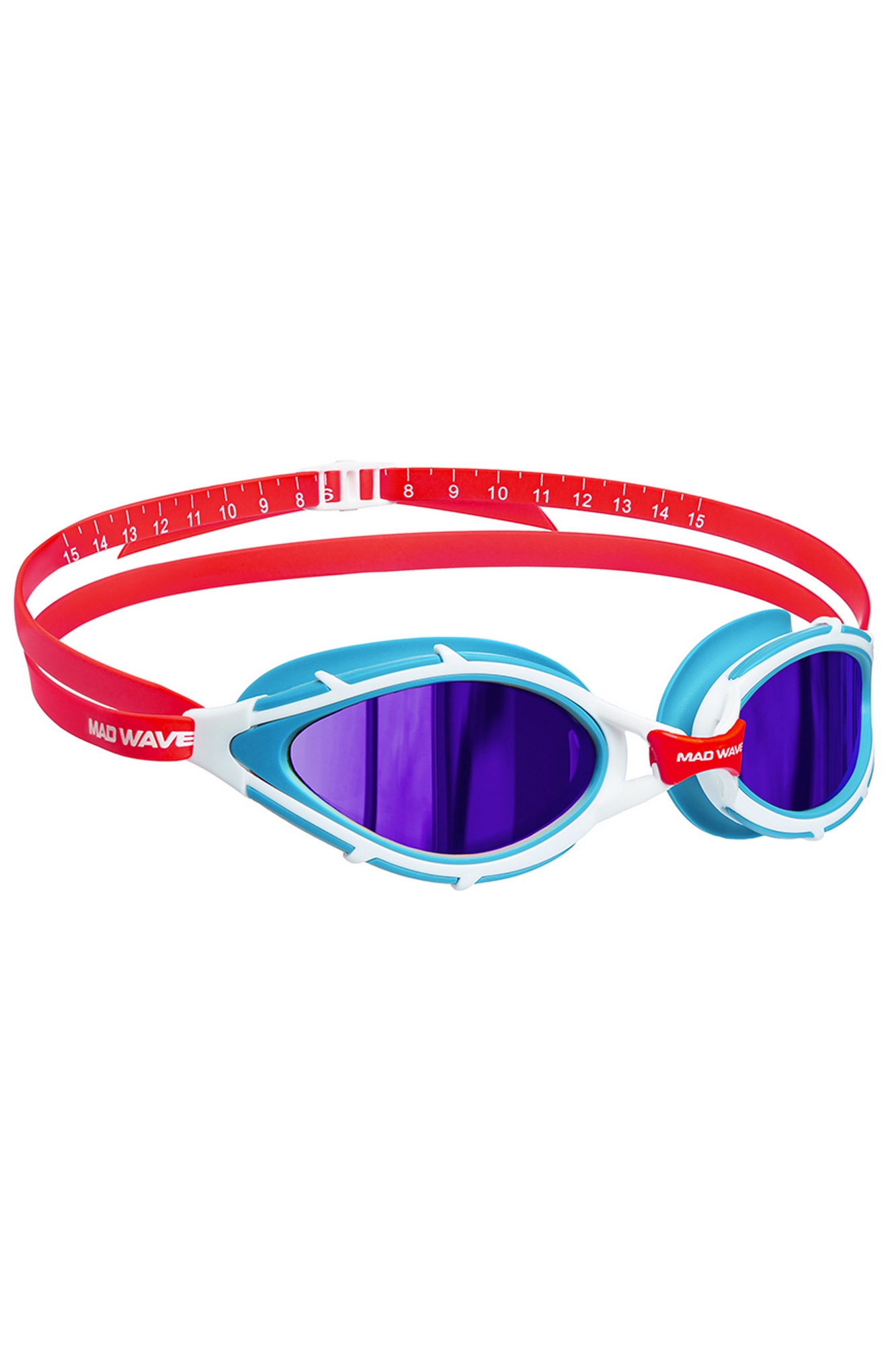 Очки для триатлона MadWave Trilogy rainbow polarized M0484 03 0 08W Голубой 1333_2000
