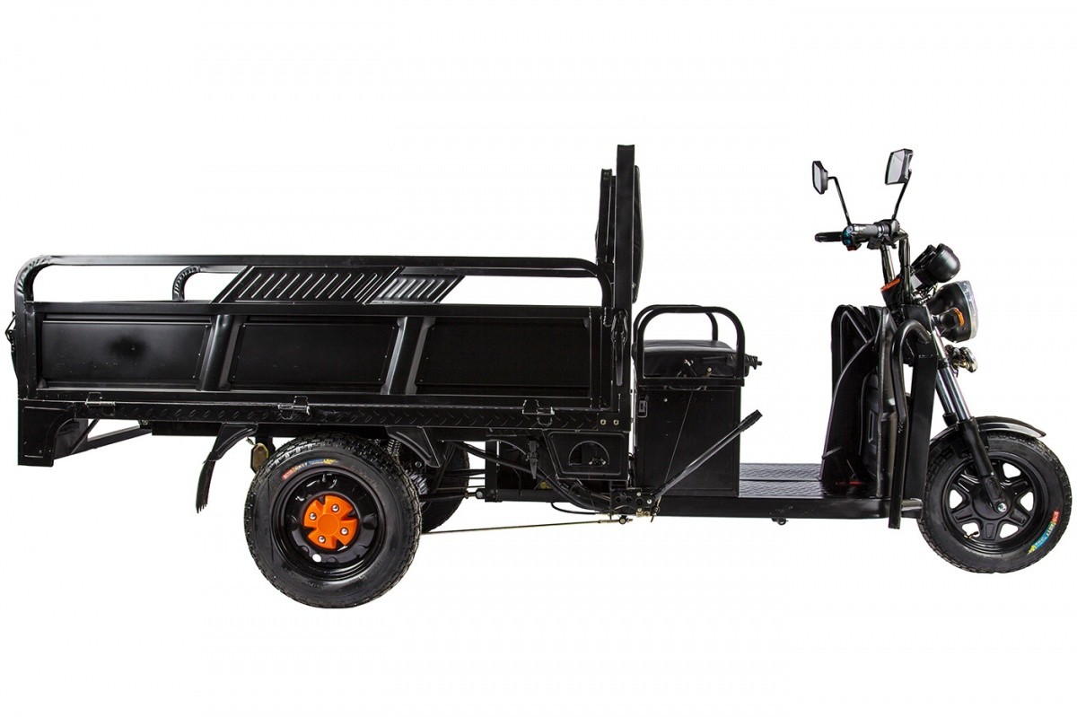 фото Грузовой электрический трицикл rutrike d4 1800 60v1200w черный