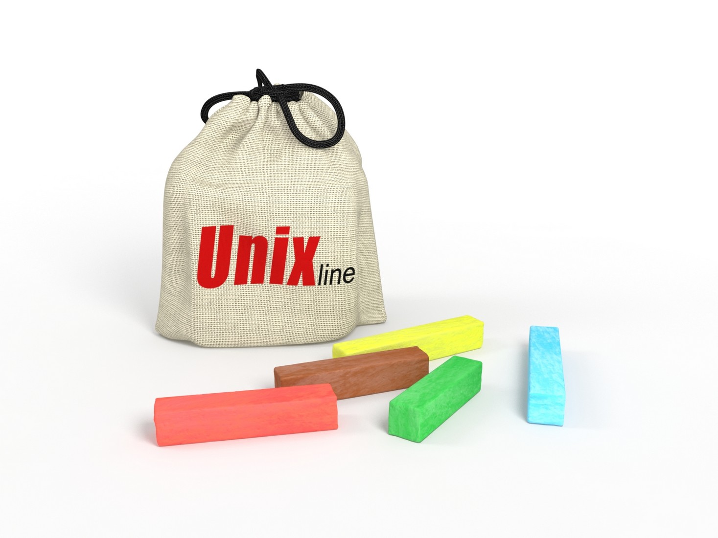 Мелки для рисования на батуте Unix line (5шт) TRUMEL5 