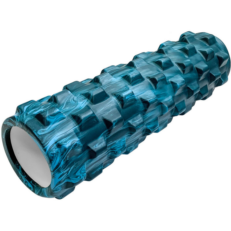 Ролик для йоги Sportex (синий гранит) 45х15см ЭВААБС RMB-45,  - купить со скидкой
