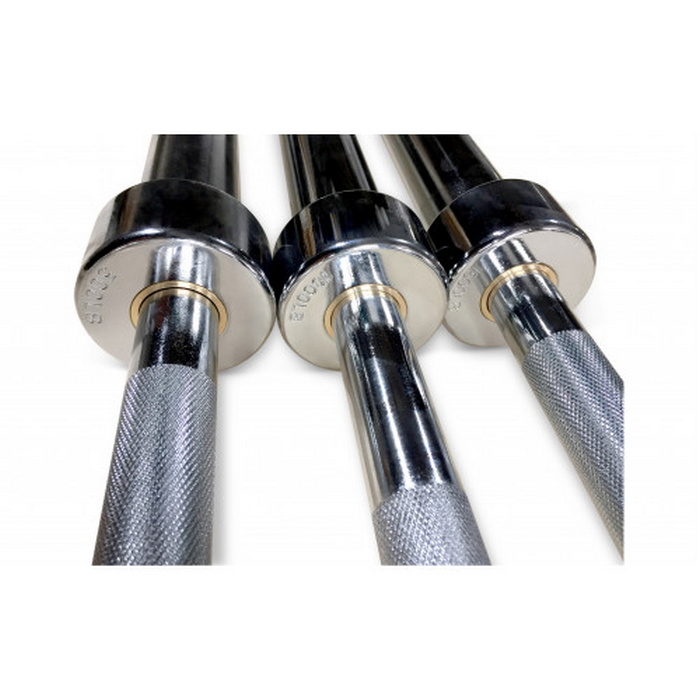 фото Гриф для штанги олимпийский smith strength l220см d50мм до 226кг, с одной парой пружинных замков bc103