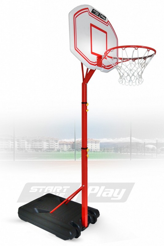 Купить Баскетбольная стойка Start Line Junior 003 (210-260 см, р-р. щита 91x61x3 кольцо 45 см) SLP-003,