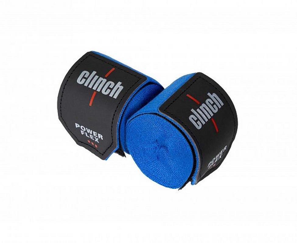 Бинты боксерские 255см Clinch Boxing Hand Wrap Power Flex C239 синий 976_800