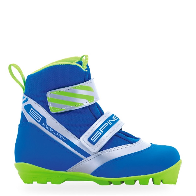 Купить Лыжные ботинки SNS Spine Relax 116 синий/зеленый,