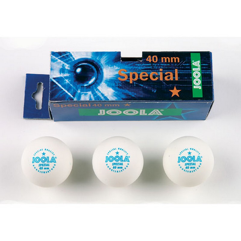 Купить Мячи для настольного тенниса Joola Spezial 44020, 3 штуки, белый,