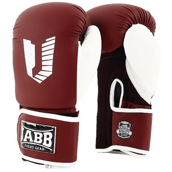 Купить Боксерские перчатки Jabb JE-4056/Eu Air 56 коричневы/белый 12oz,