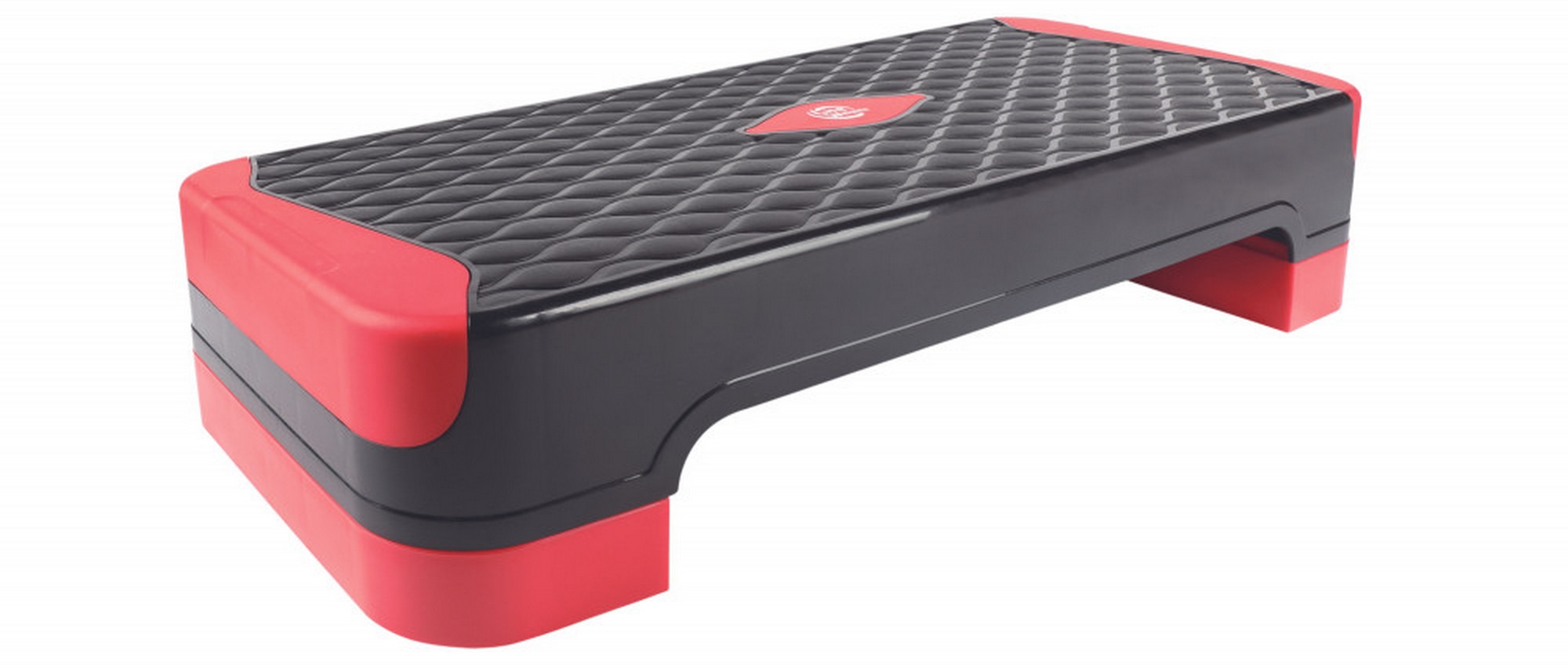 фото Степ-платформа-балансир 2-х уровневая 1820lw черный\красный nobrand