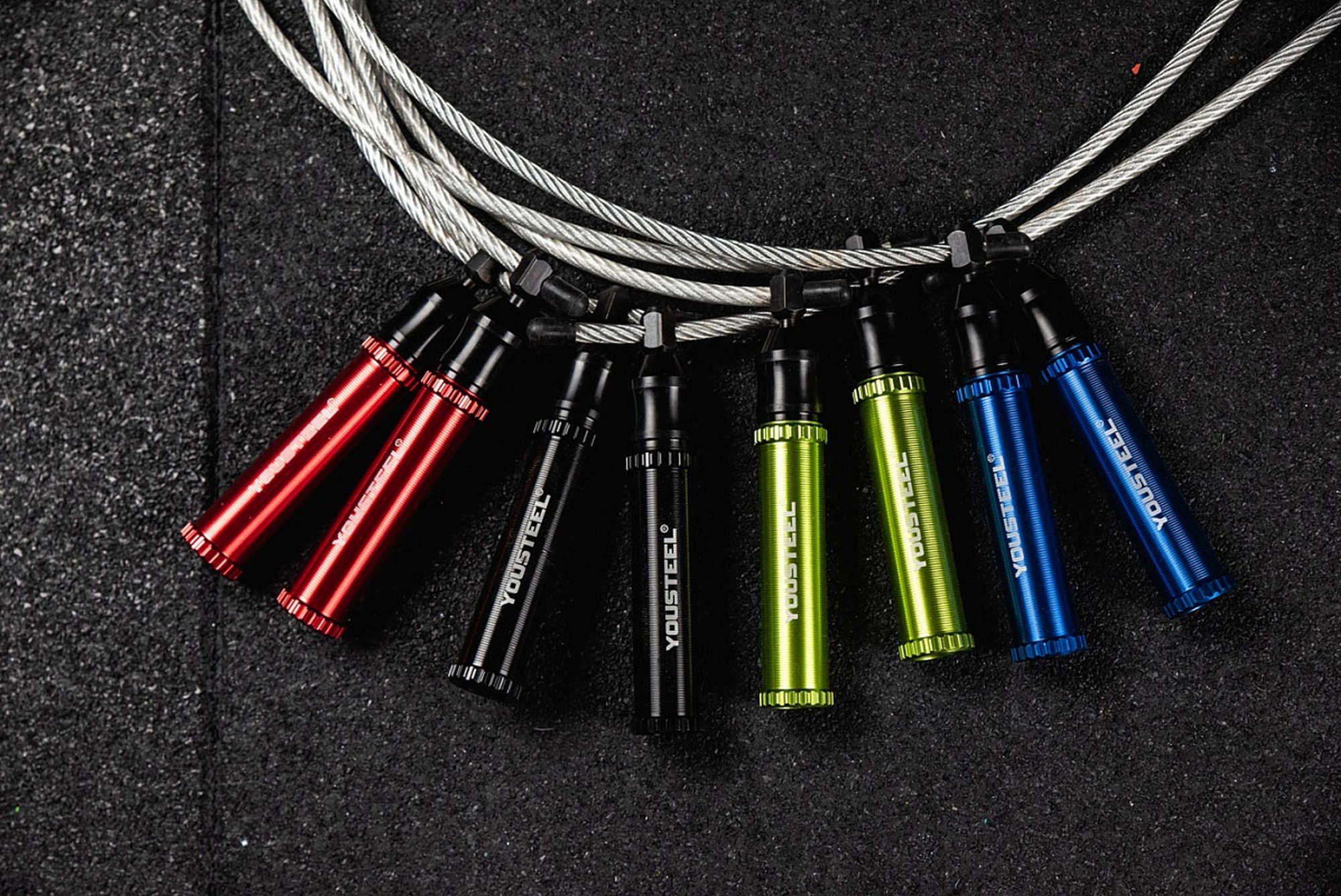 Скакалка YouSteel Heavy jump rope красный