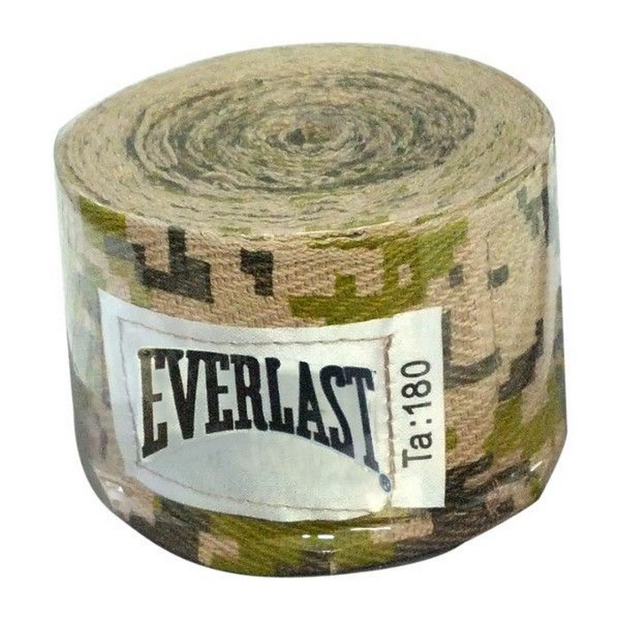 Купить Бинт боксерский Everlast 4.55 м 4456 (пара) камуфляж 1300005,
