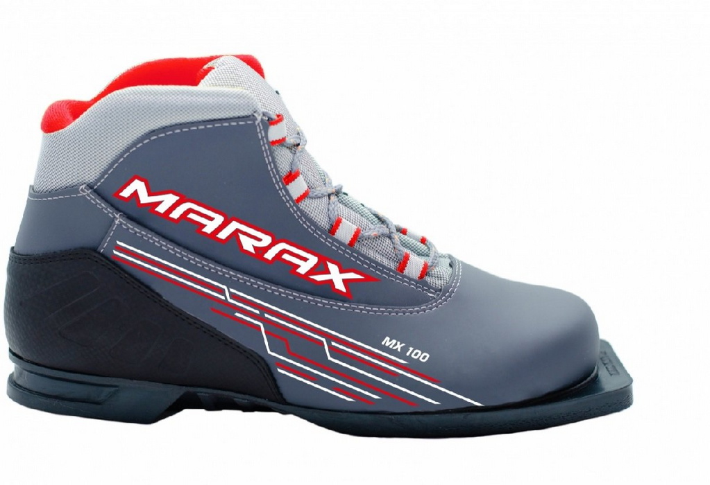 фото Лыжные ботинки nn75 marax mx-100 серый