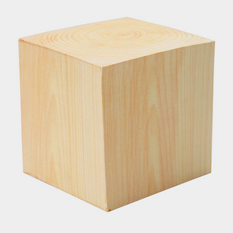 Купить Куб деревянный Atlet покрыт лаком, размер 400х400х400мм IMP-A503,