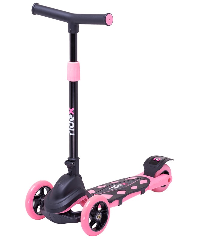 

Самокат 3-колесный Ridex Robin 3D 120/90 мм, розовый