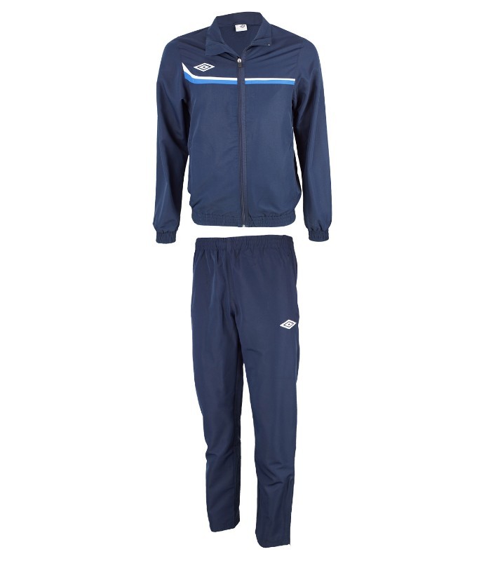 

Костюм спортивный Umbro Lined Suit мужской 460113 (971) т.син/син/бел.