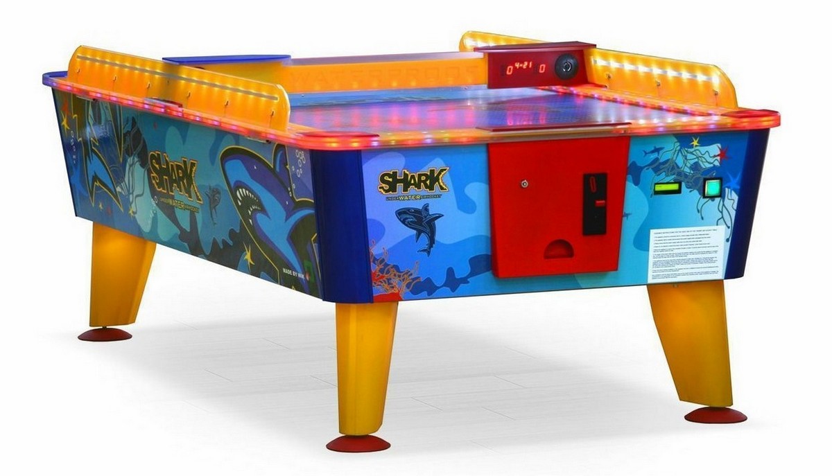фото Игровой стол - аэрохоккей wik shark 6 ф 57.002.06.1