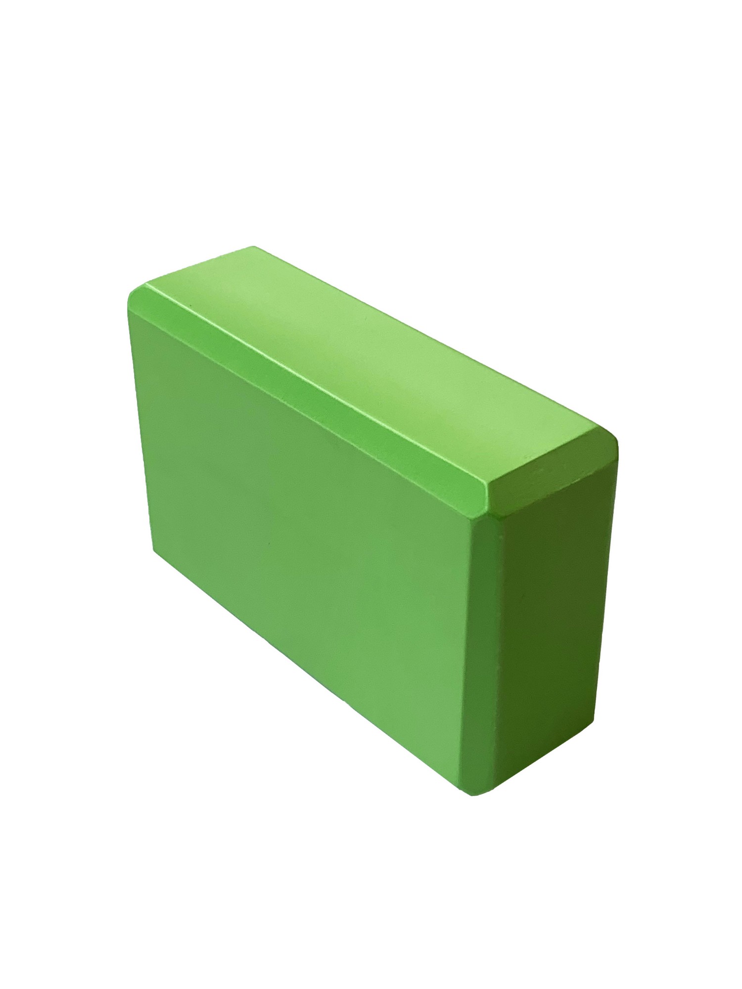 Йога блок Sportex полумягкий, из вспененного ЭВА 22,3х15х7,6 см E39131-41 зеленый