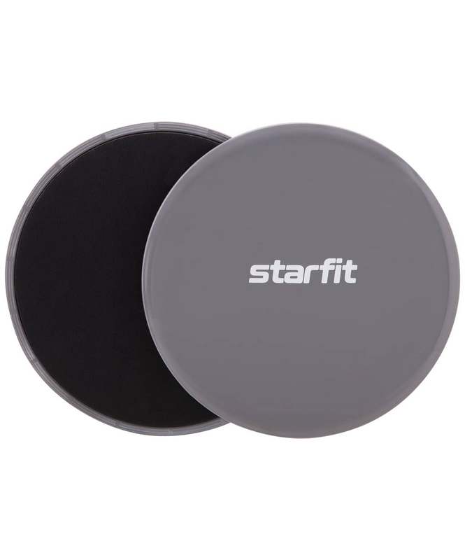 Слайдеры для фитнеса Star Fit FS-101, серый/черный
