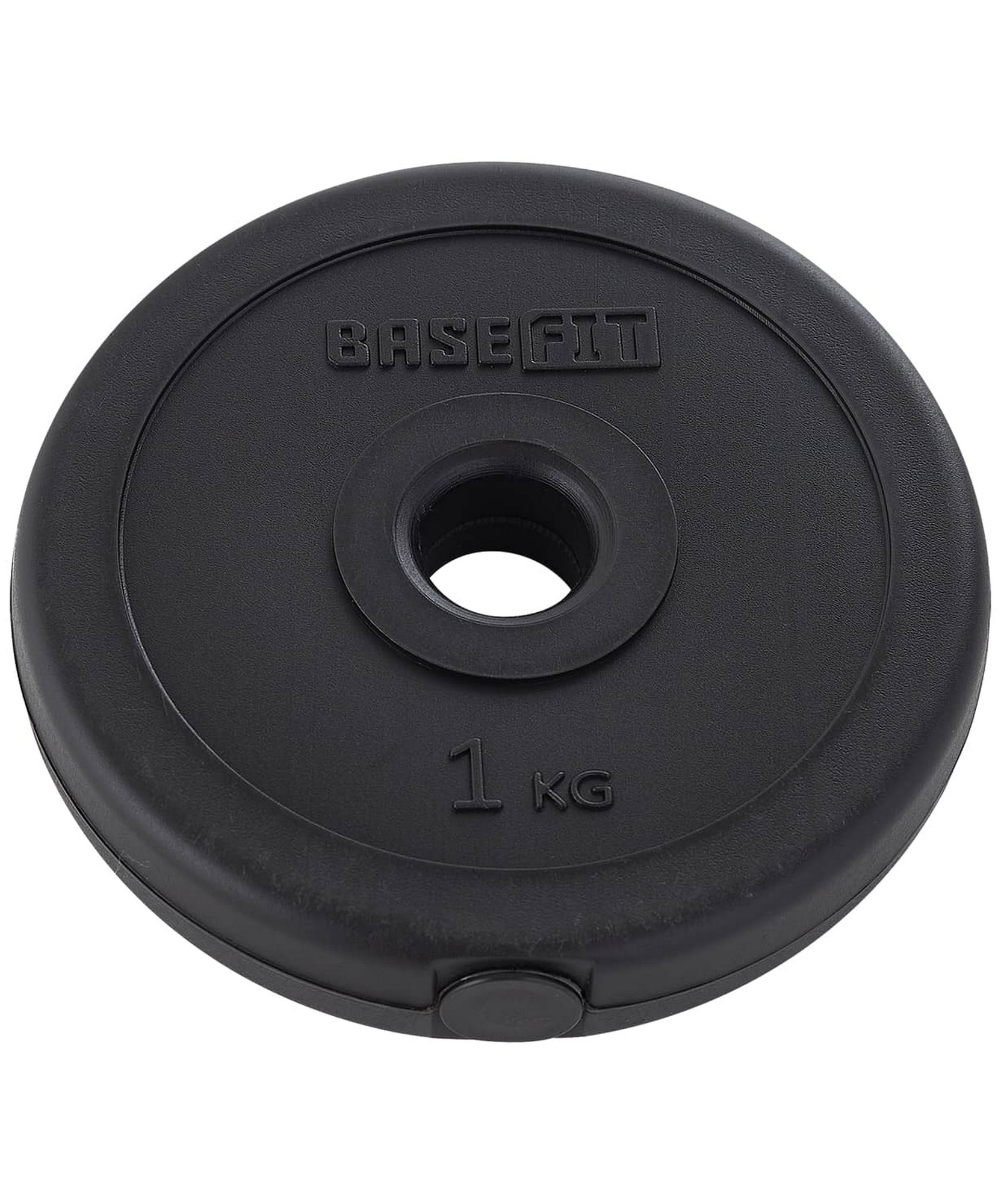 Диск пластиковый 1 кг BaseFit d26 мм BB-203 черный 1663_2000