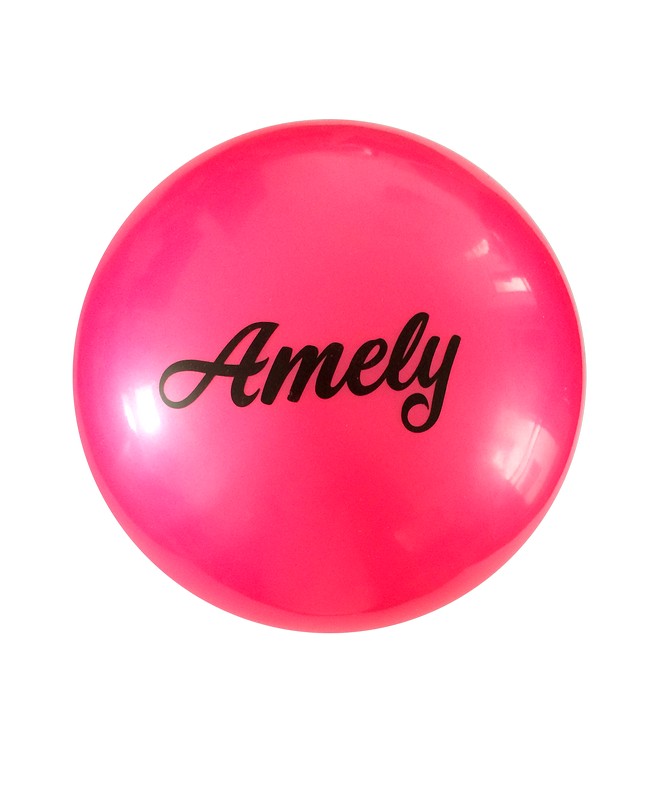 фото Мяч для художественной гимнастики amely agb-101 d=19 см, розовый