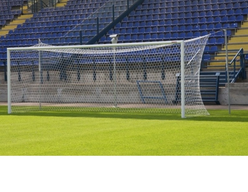 фото Сетка для футбольных ворот 7,5 м, толщина нити 5,0 мм, шестигранная ячейка hercules 5138