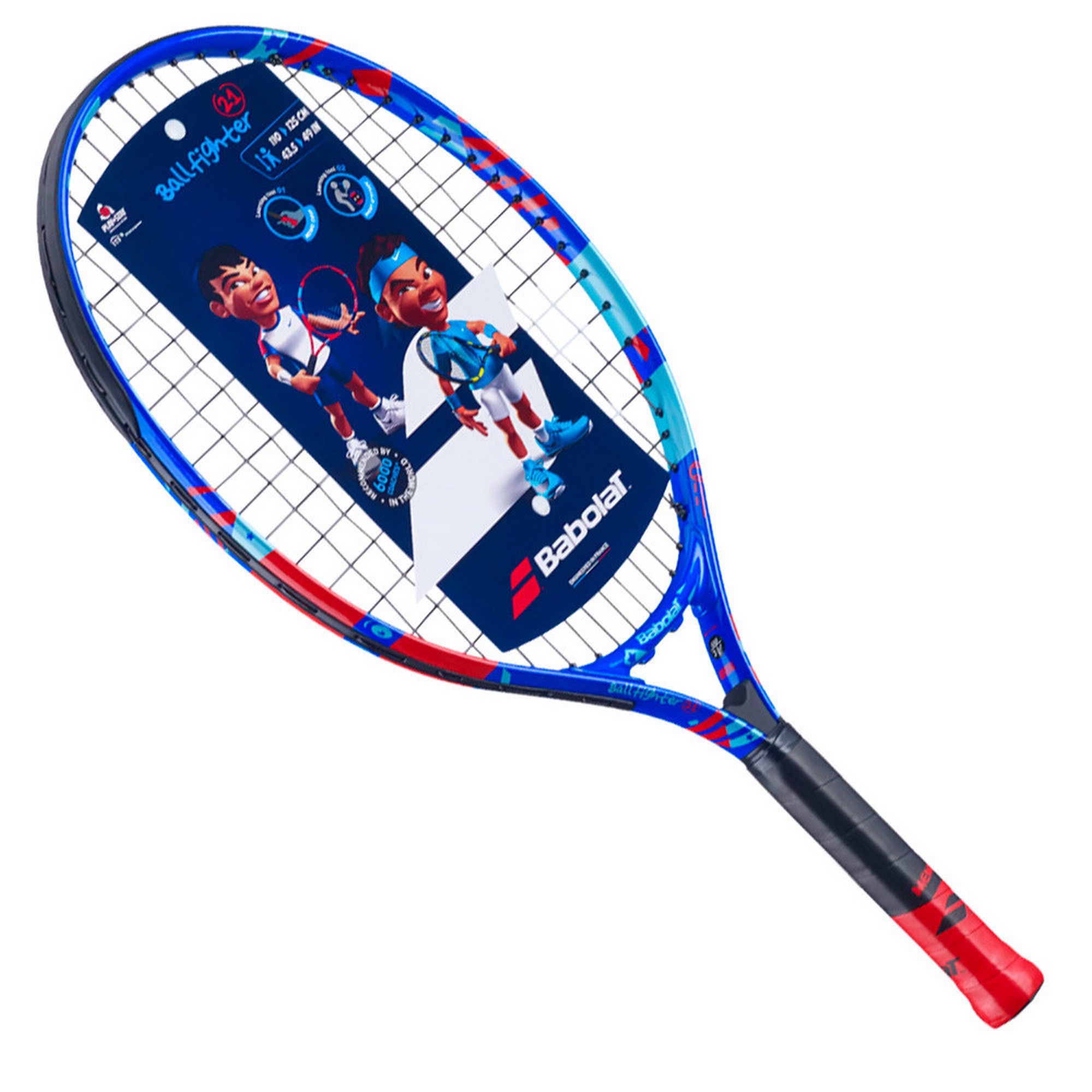 Ракетка для большого тенниса детская Babolat Ballfighter 21 Gr000 140480 сине-красный 2000_2000