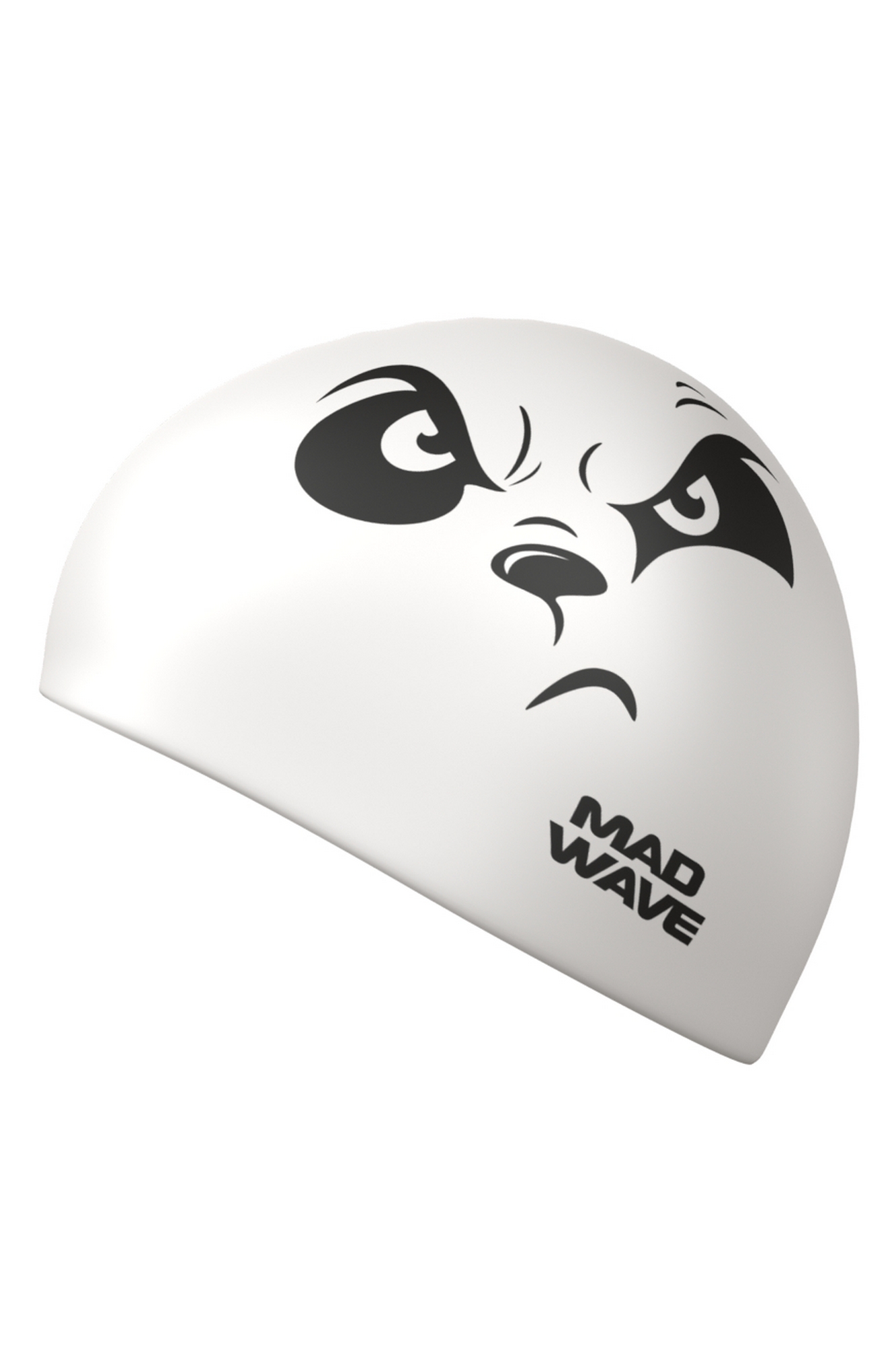 Юниорская силиконовая шапочка Mad Wave Emotions M0574 24 0 00W Белый 1333_2000