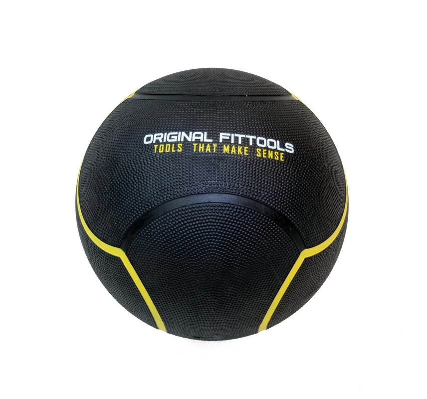 Мяч тренировочный 6 кг Original Fit.Tools FT-UBMB-6 черный 856_800