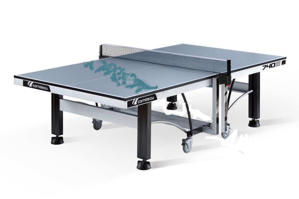 Теннисный стол складной профессиональный Cornilleau Competition 740 ITTF серый 970_648