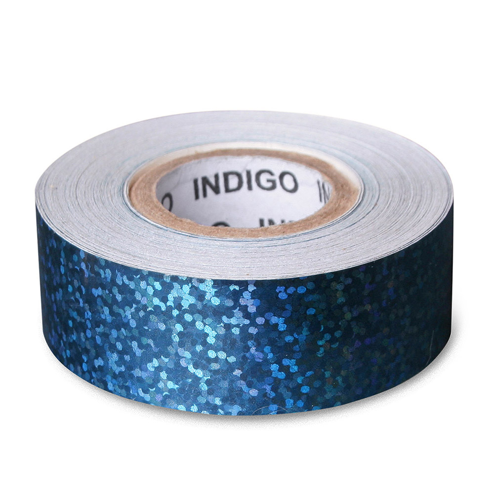 Обмотка для гимнастического обруча Indigo Crystal IN139-BL, 20мм*14м, синий 1000_1000