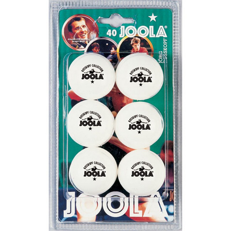 Мячи для настольного тенниса Joola Rossi 44310, 6 штук, белый - фото 1