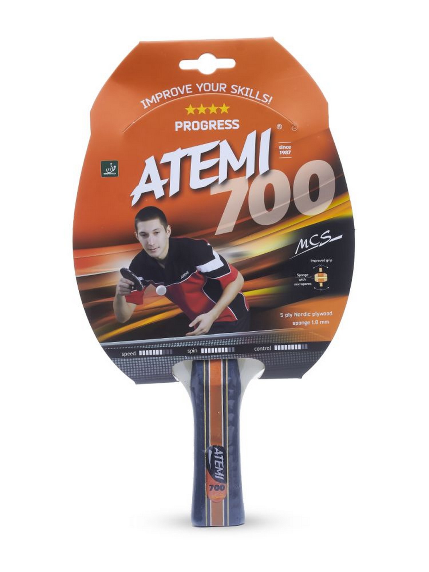 фото Ракетка для настольного тенниса atemi 700 cv