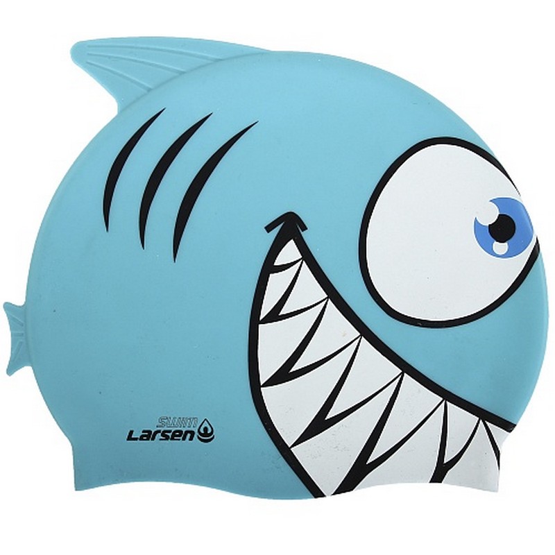 Шапочка для плавания, детская Larsen LSC10 синяя