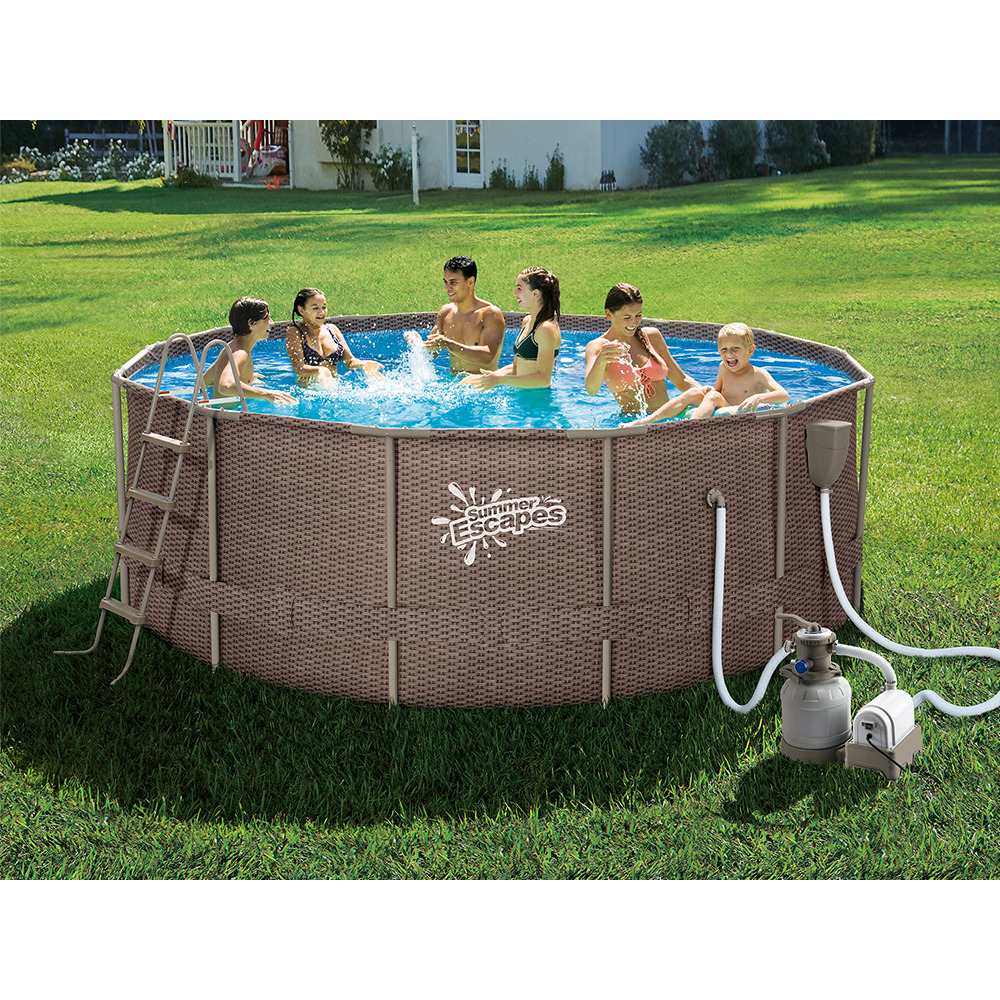 фото Бассейн на опорах intex 396х132 см p20-1352-s