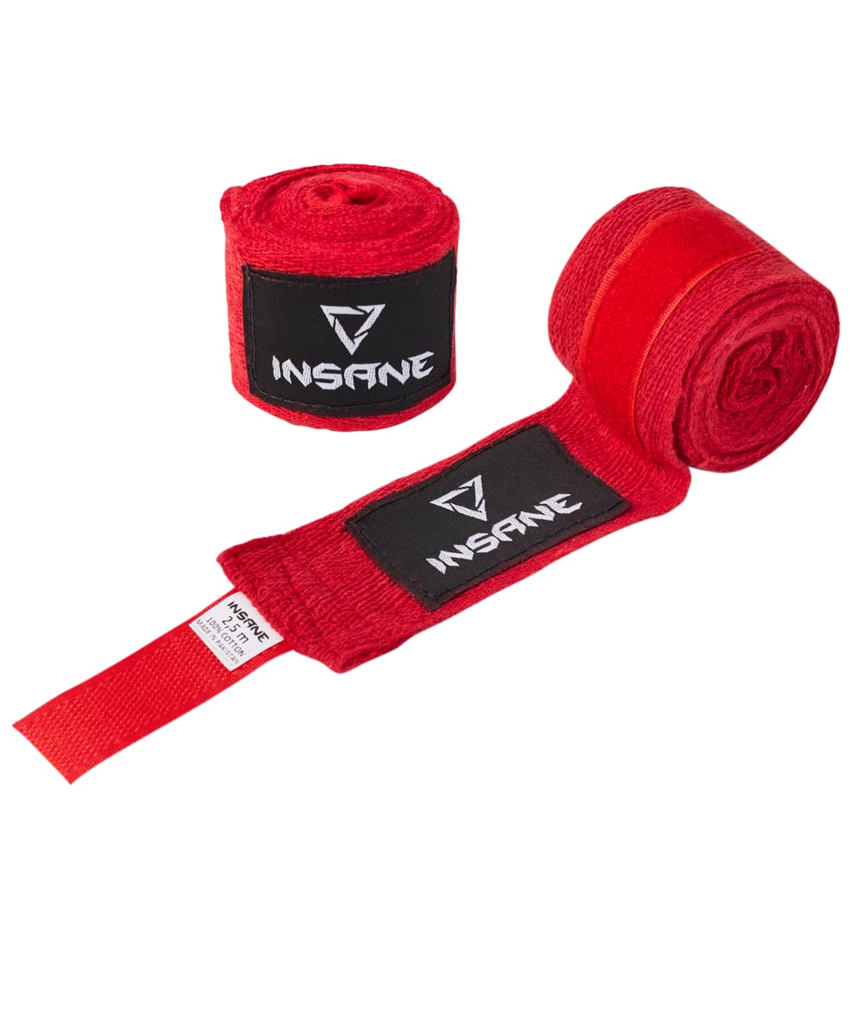 

Бинт боксерский Insane VIPER, хлопок, красный, 4,5 м