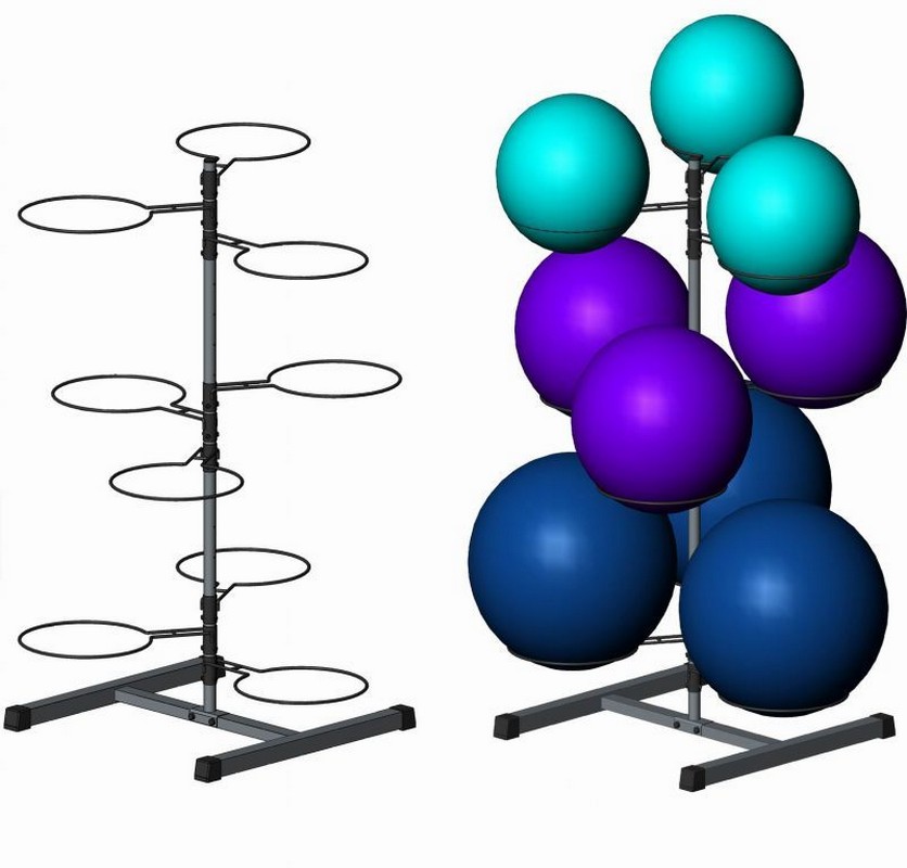 фото Подставка для гимнастических мячей v-sport st918