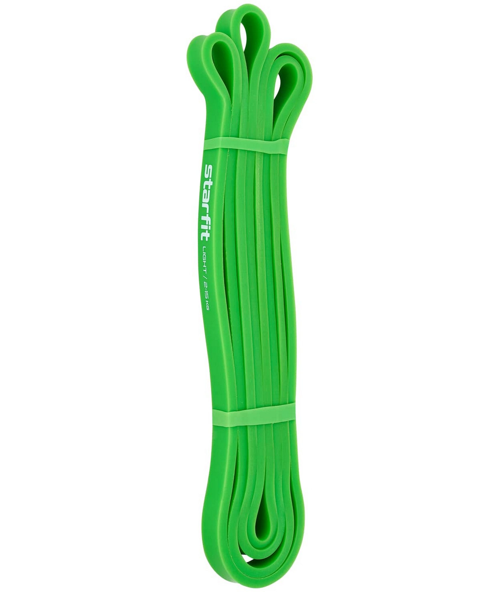 Купить Эспандер ленточный для кросс-тренинга Star Fit 2-15 кг, 208х1,3 см ES-803 зеленый,