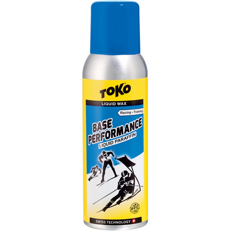 Купить Экспресс смазка TOKO Base Performance Liquid Paraffin Blue (-10°С -30°С) 100 ml.,