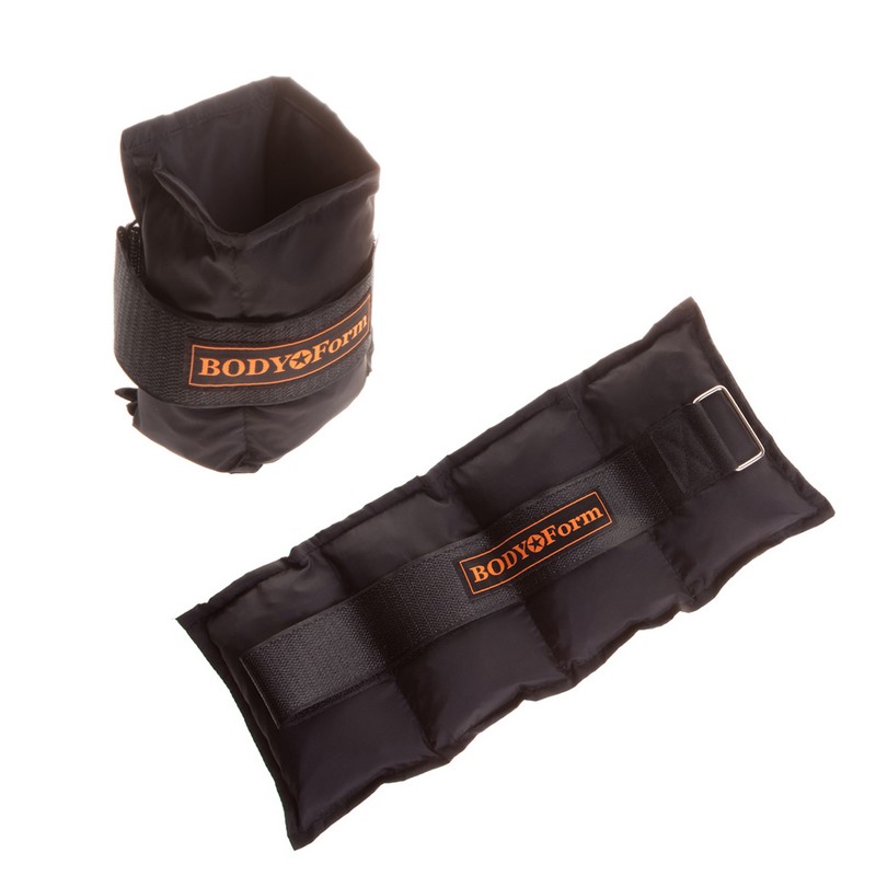 фото Утяжелитель универсальный 2x1,2кг body form bf-wun01 черный