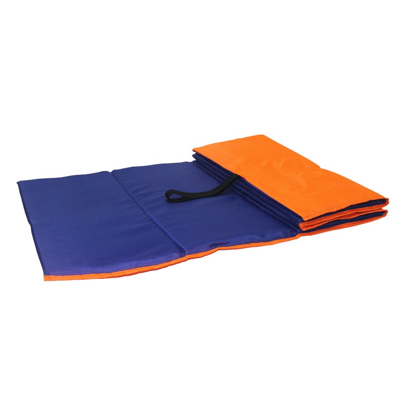 Купить Коврик гимнастический Body Form 150x50x1 см BF-001 оранжевый-синий,