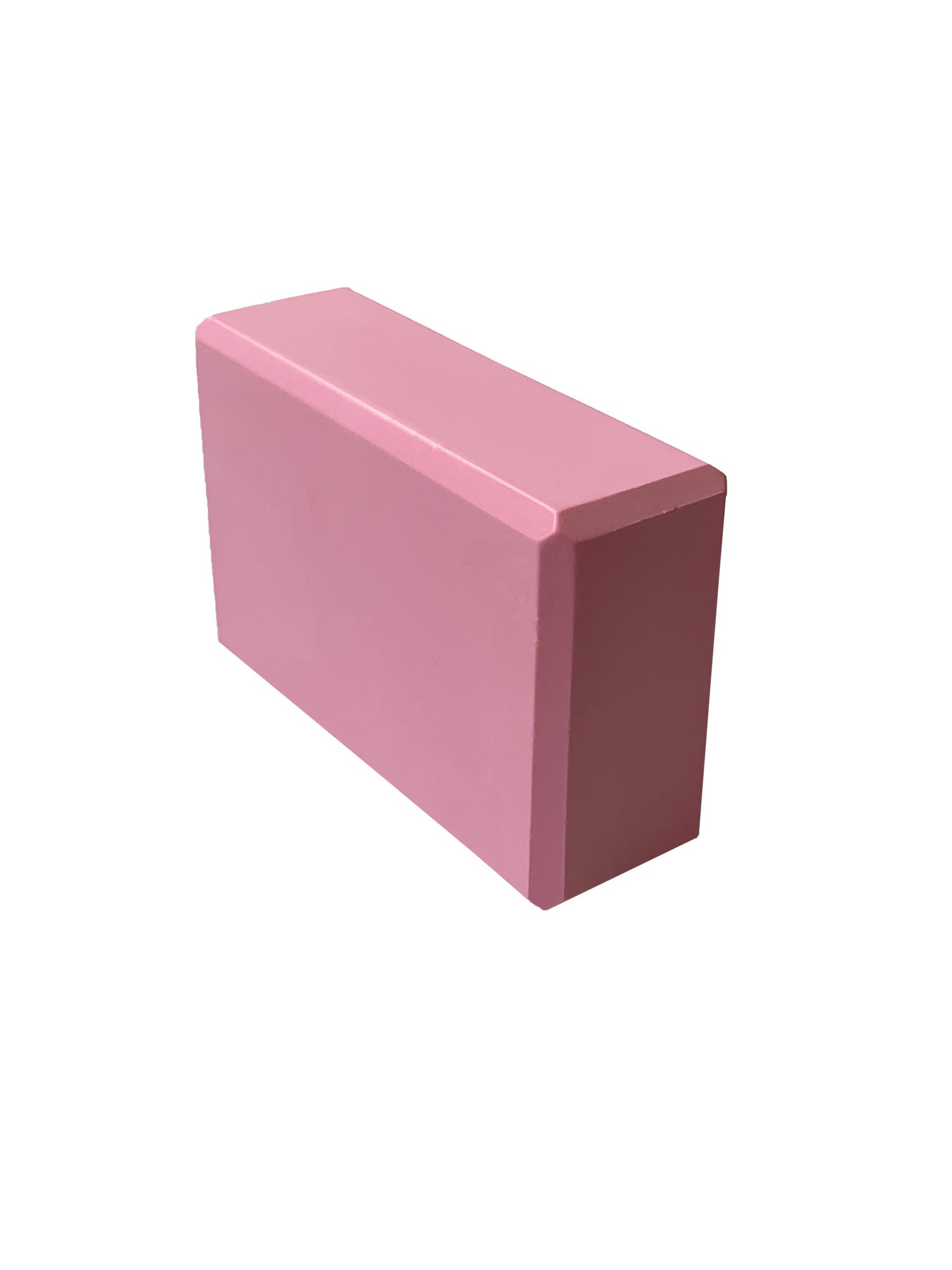 Йога блок Sportex полумягкий, из вспененного ЭВА 22,3х15х7,6 см E39131-44 светло розовый