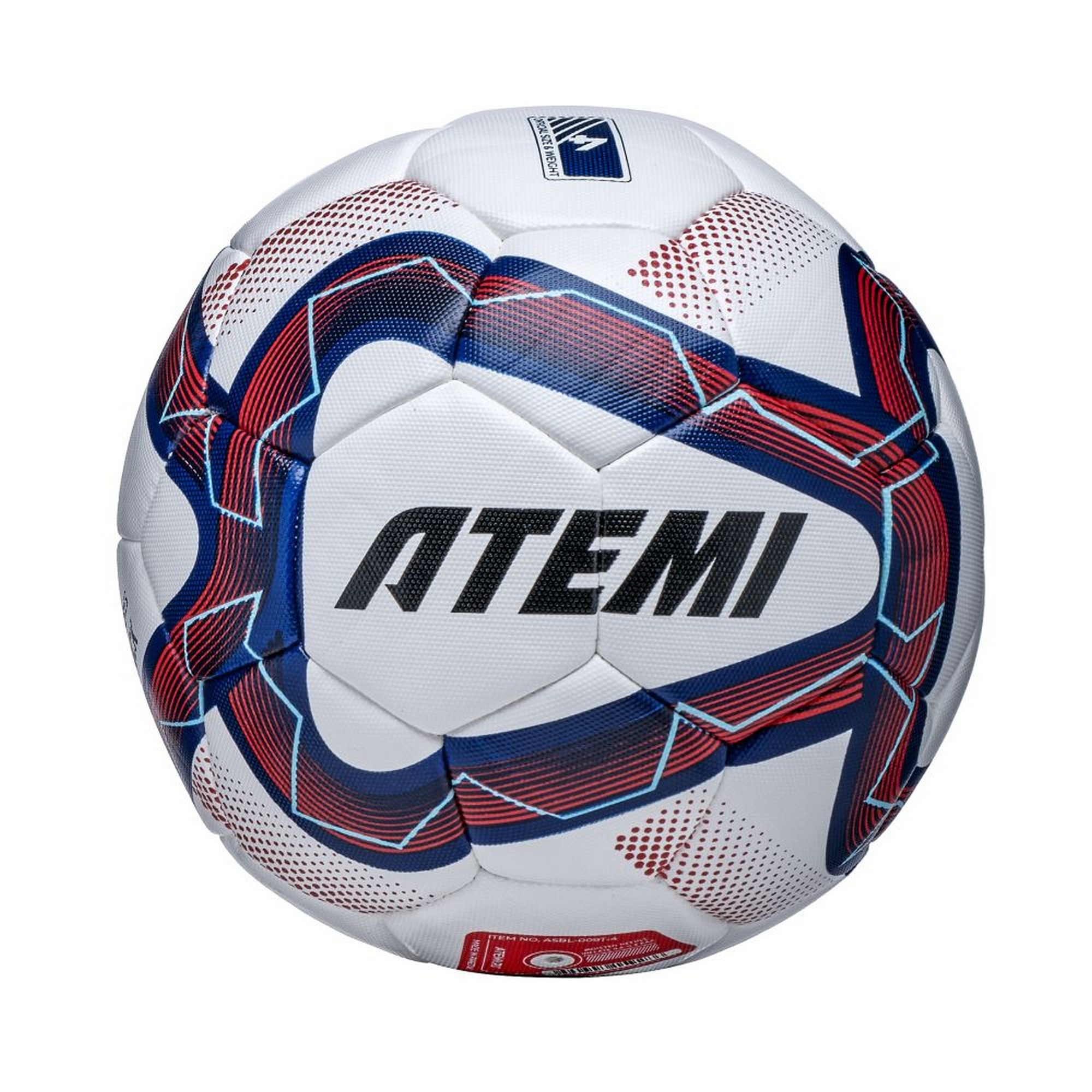 Мяч футбольный Atemi Attack Match Hybrid stitching ASBL-009T-4 р.4 - фото 1