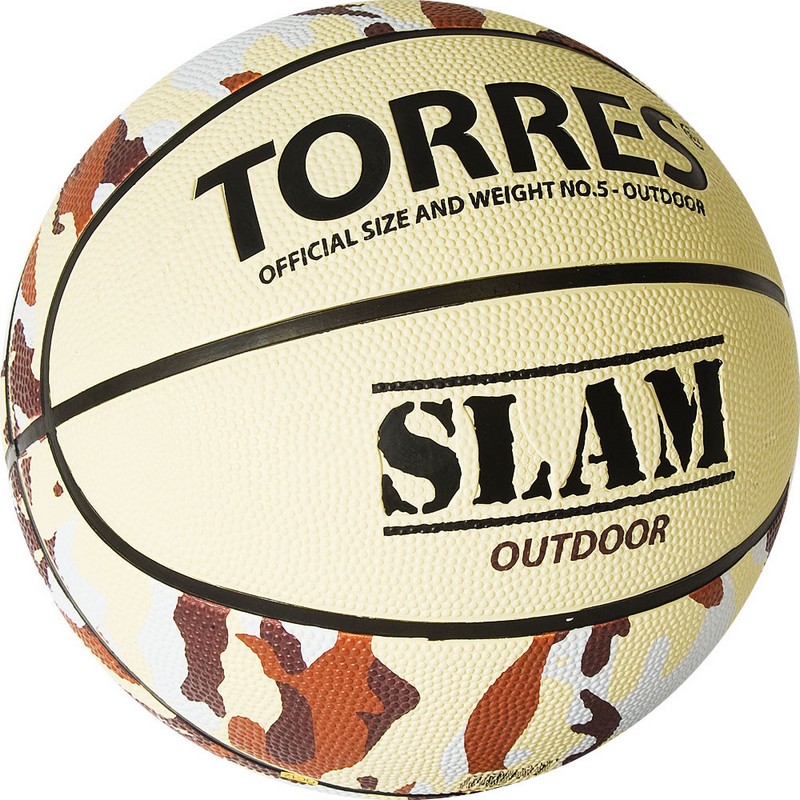 фото Мяч баскетбольный torres slam b02065 р.5
