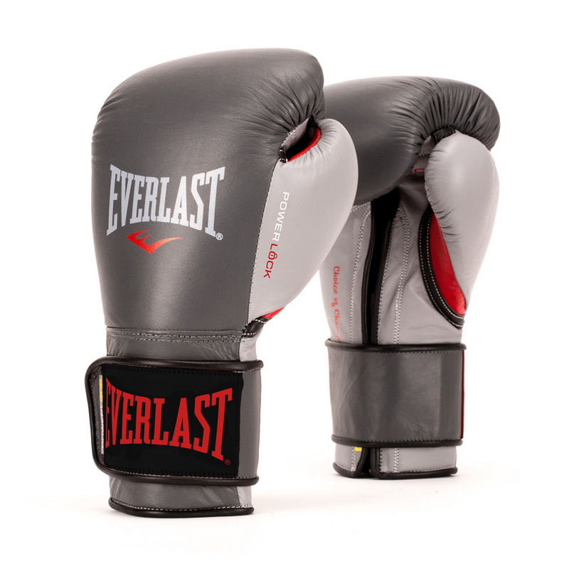 фото Боксерские перчатки everlast powerlock 12 oz сер/красн. p00000600