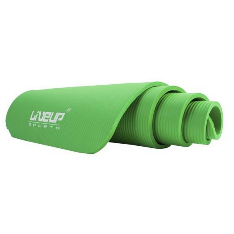 фото Коврик для йоги и пилатеса 180x60x1,2 см liveup nbr yoga mat ls3257-gr зеленый