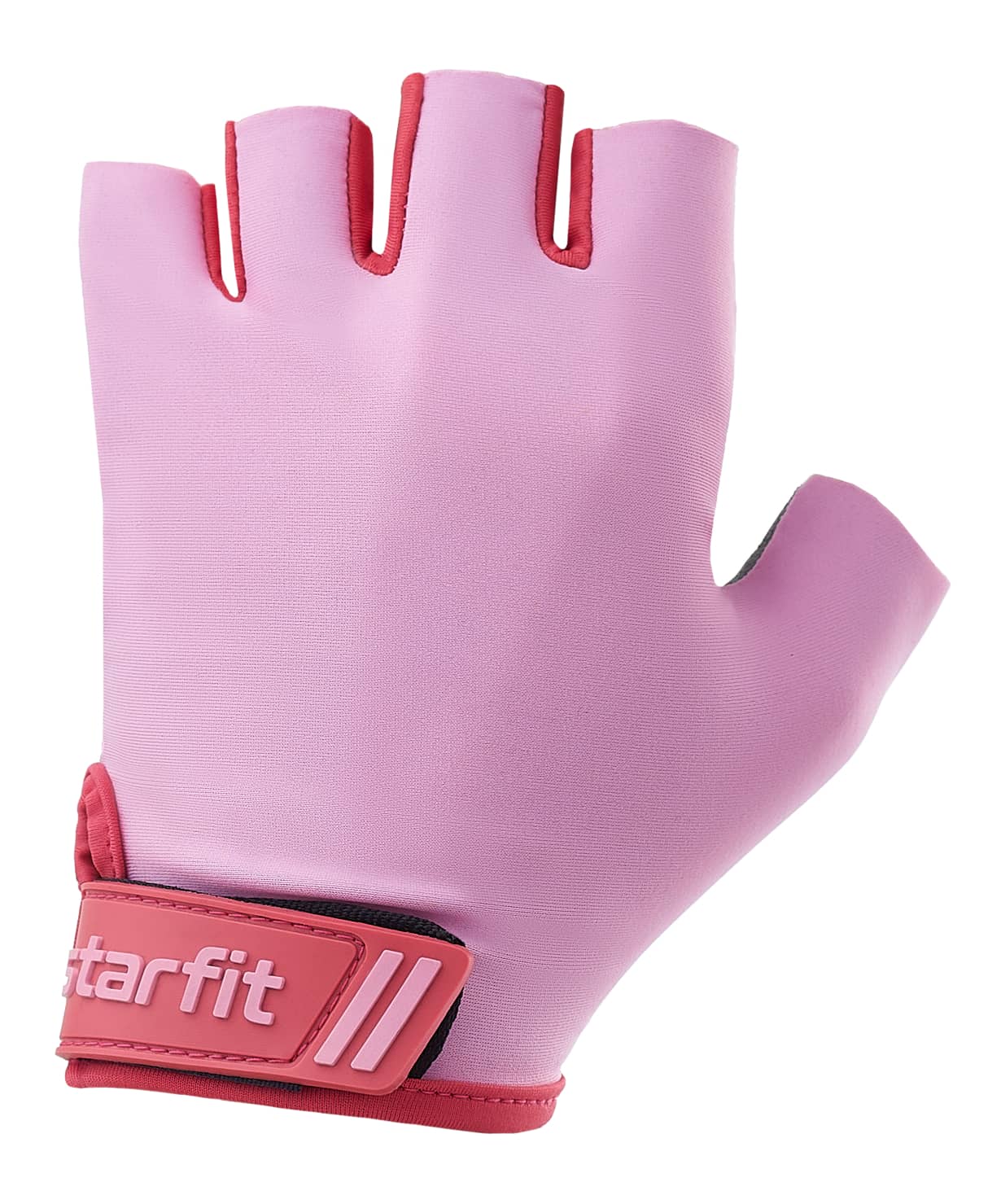 фото Перчатки для фитнеса star fit wg-101, нежно-розовый