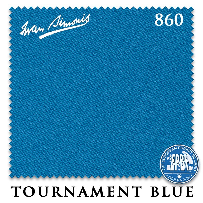 Сукно Iwan Simonis 860 198см Tournament Blue 800_800